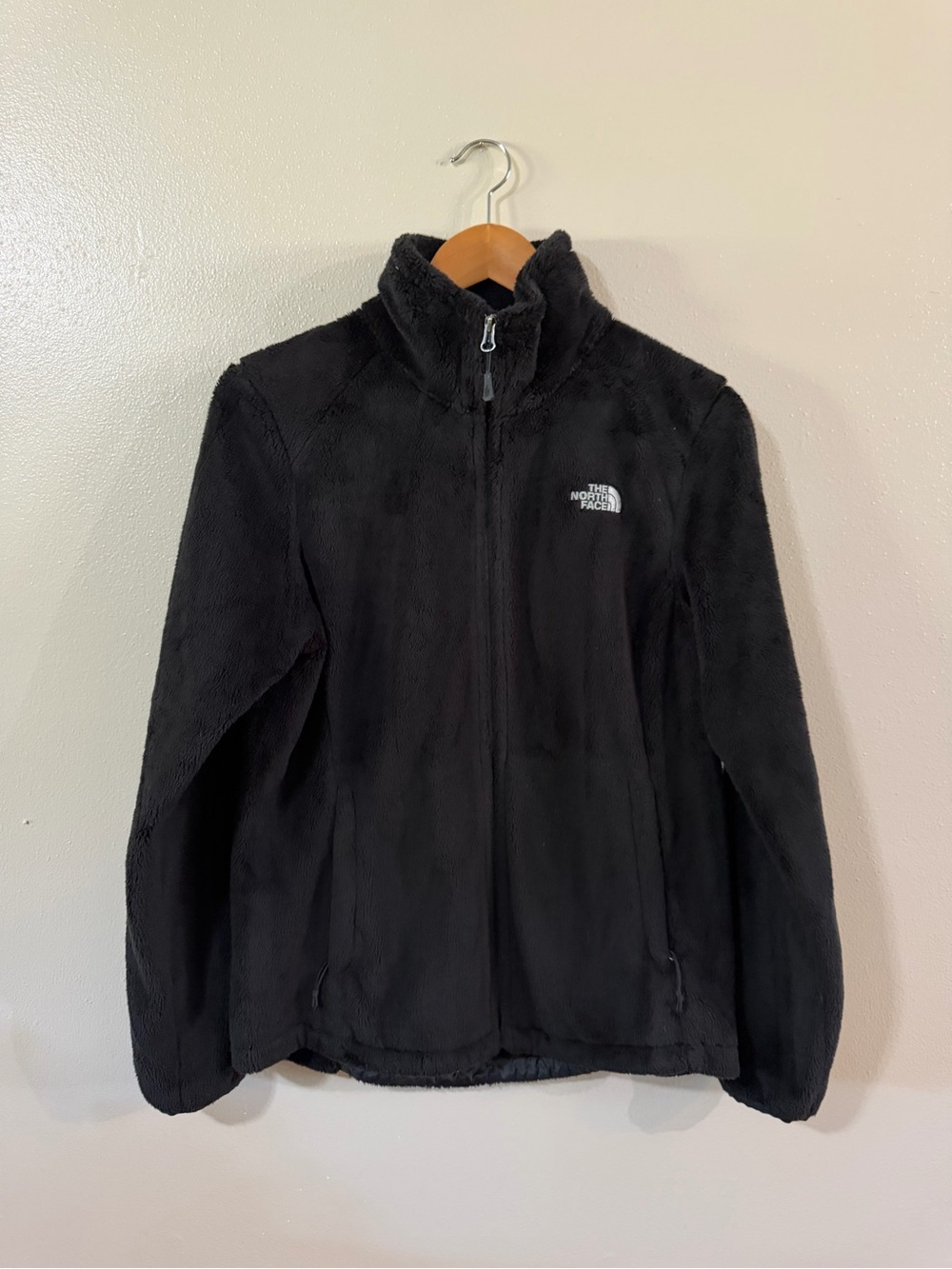 North Face | Full Zip Osito Fuzzy Jacket, Black, Medium - Picture 2 of 7